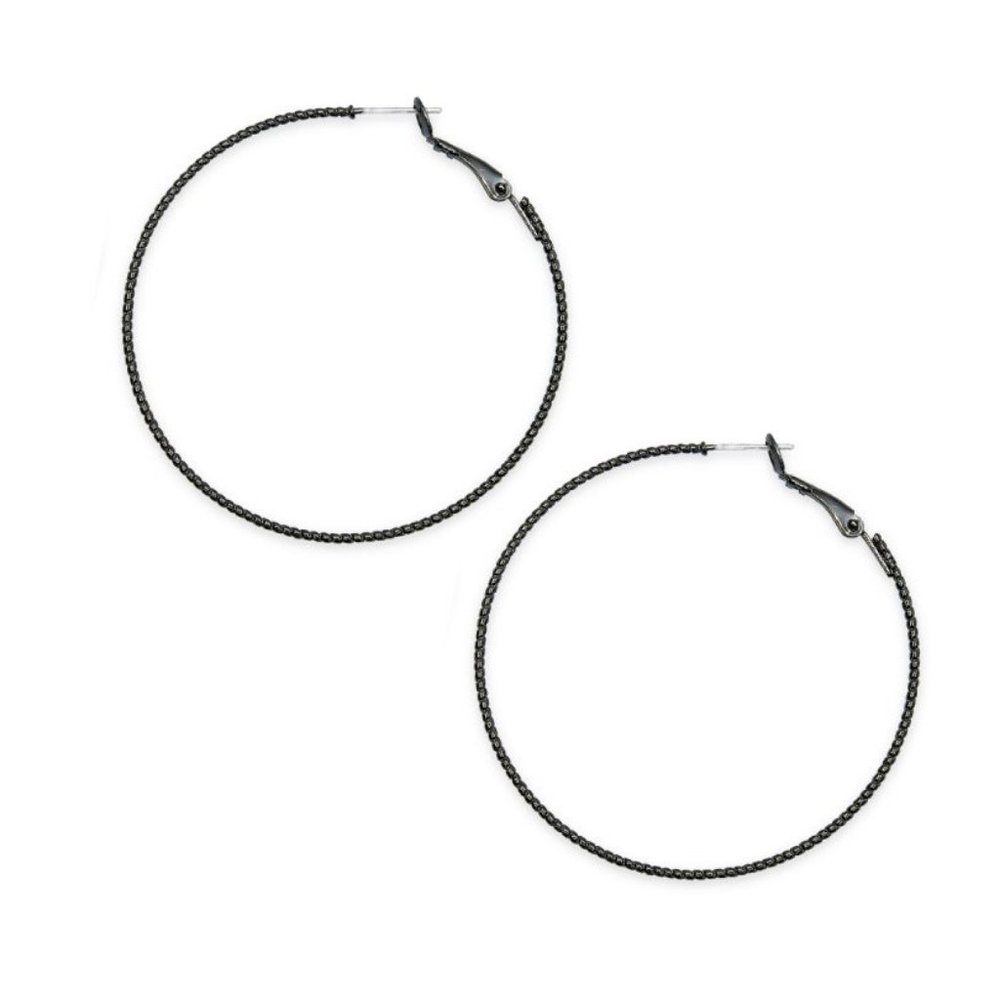 Perspective Hematite Earrings